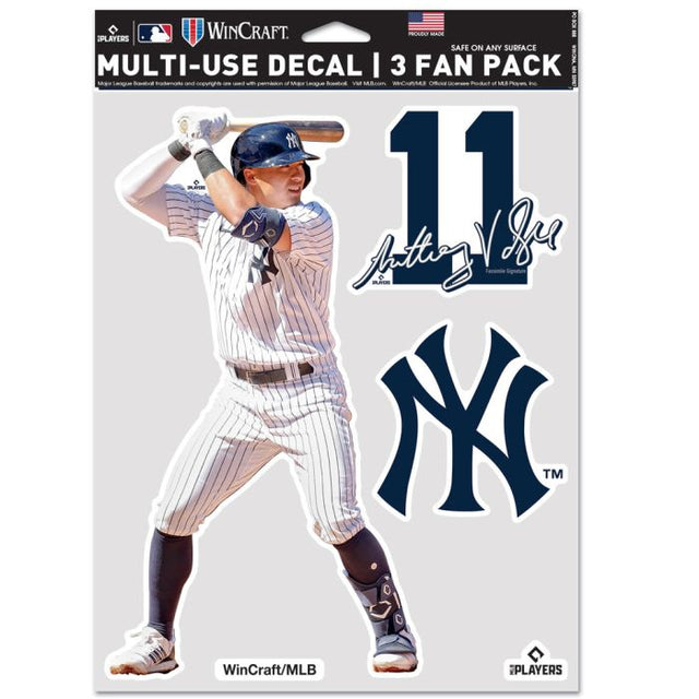 New York Yankees Multi Use 3 Fan Pack Anthony Volpe