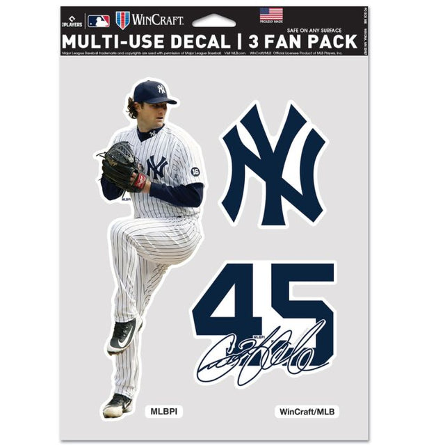 Paquete multiusos para 3 fanáticos de los New York Yankees de Gerrit Cole