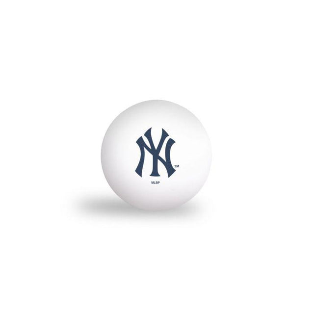 Pelotas de ping pong de los Yankees de Nueva York (paquete de 6)