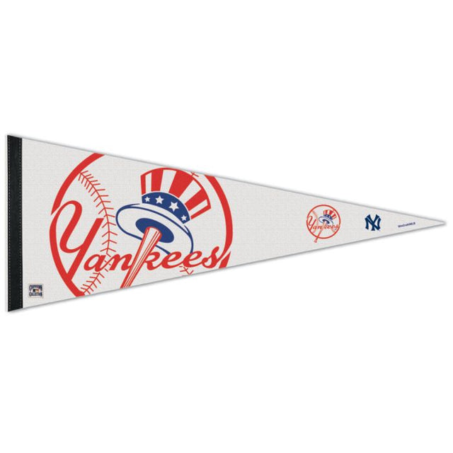 Banderín premium de los Yankees de Nueva York de 12" x 30"