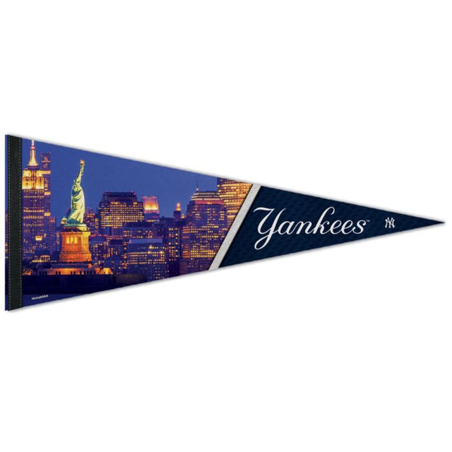 Banderín premium de los Yankees de Nueva York de 12" x 30"