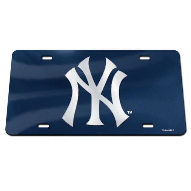 New York Yankees Specialty Acrylic License Plate