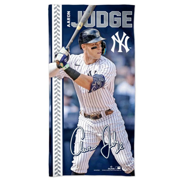 Toalla de playa Spectra de los Yankees de Nueva York de 30" x 60" de Aaron Judge