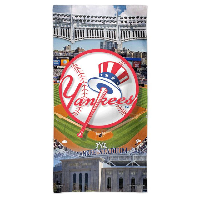 Toalla de playa Spectra de los New York Yankees de 30" x 60"