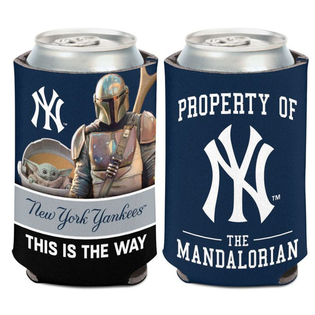 Enfriador de lata de 12 oz de New York Yankees / Star Wars Mandalorian