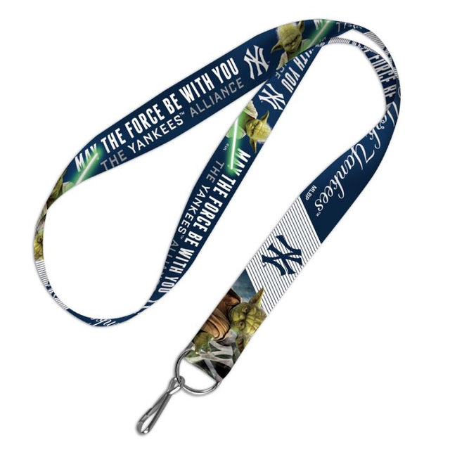 New York Yankees / Star Wars Yoda Lanyard 1"