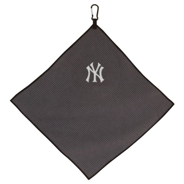 New York Yankees Towel - Grey Microfiber 15" x 15"