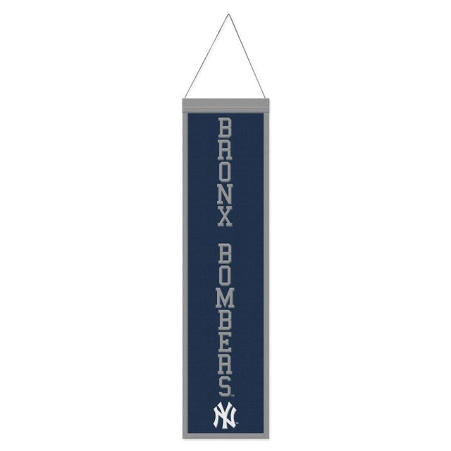 New York Yankees Wool Banner 8" x 32"