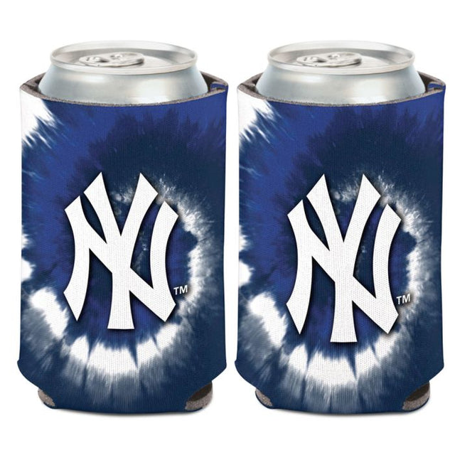 Enfriador de lata con teñido anudado de los Yankees de Nueva York, 12 oz.