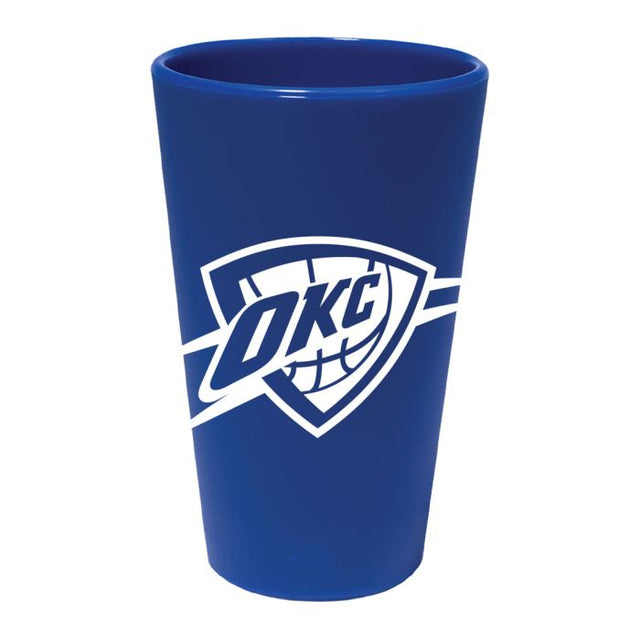 Oklahoma City Thunder Color 16 oz Silicone Pint Glass