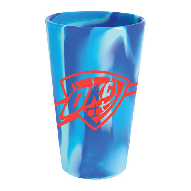 Oklahoma City Thunder Fashion 16 oz Silicone Pint Glass