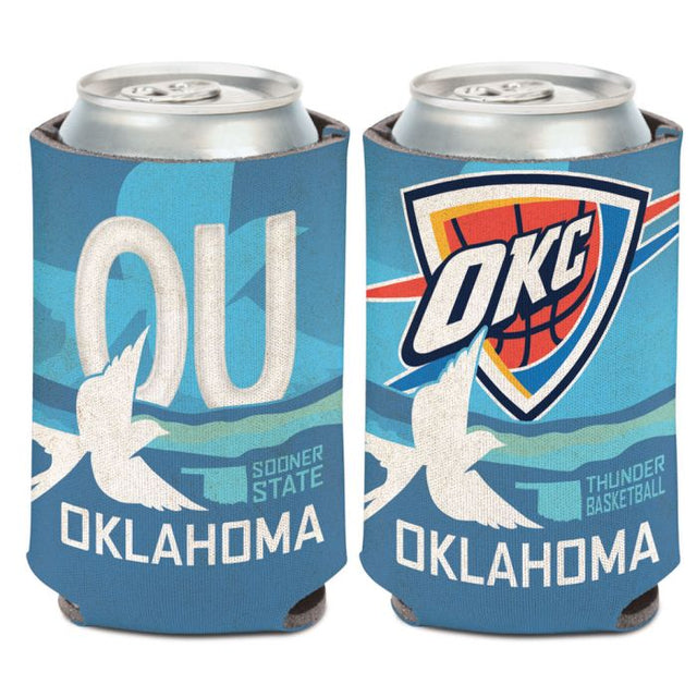 Oklahoma City Thunder LICENSE PLATE Can Cooler 12 oz.