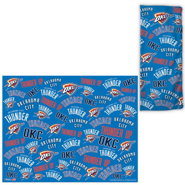 Oklahoma City Thunder Scatter Print Fan Wraps