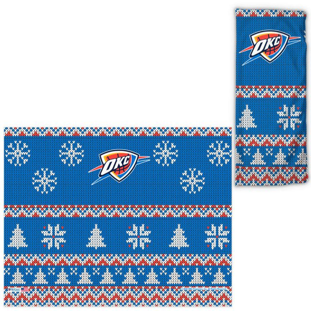 Oklahoma City Thunder / Ugly Sweater Ugly Sweater Fan Wraps