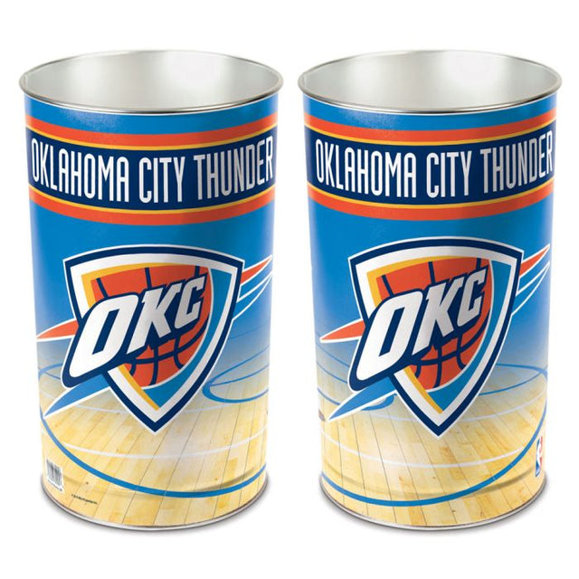 Oklahoma City Thunder Wastebasket - tapered 15"H