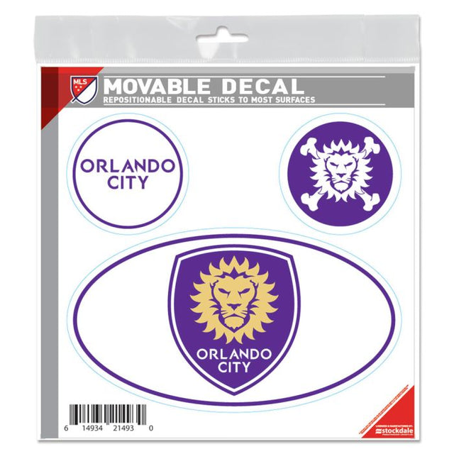 Calcomanía para todas las superficies de Orlando City SC de 6" x 6"