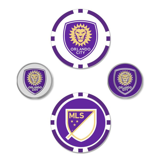 Juego de cuatro marcadores de pelota de Orlando City SC