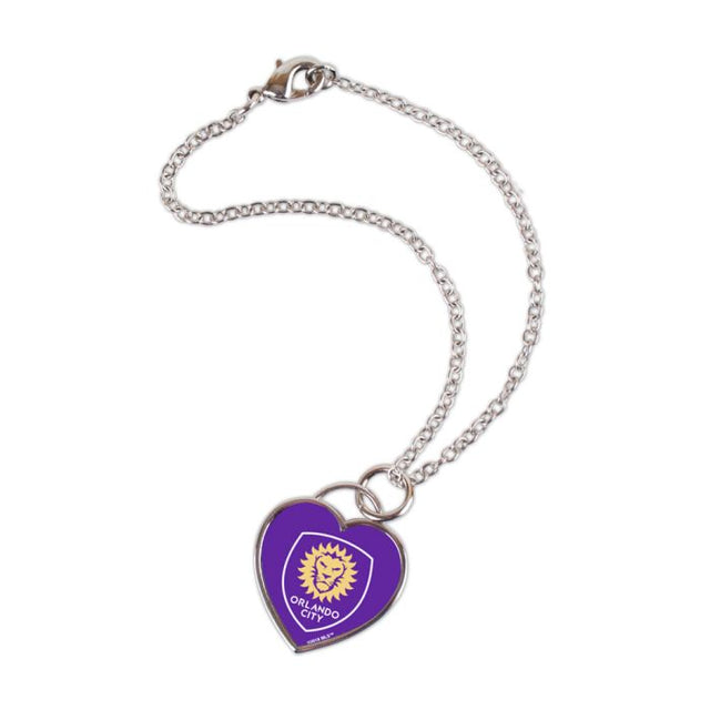 Pulsera de Orlando City SC con corazón en 3D