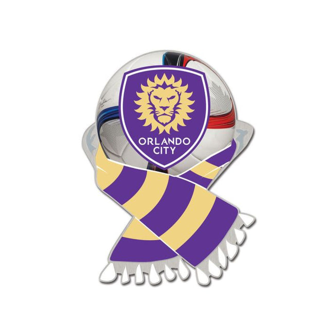 Tarjeta de joyería con pin de colección de Orlando City SC