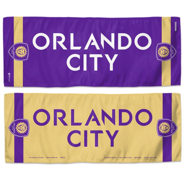 Toalla refrescante de Orlando City SC de 12" x 30"