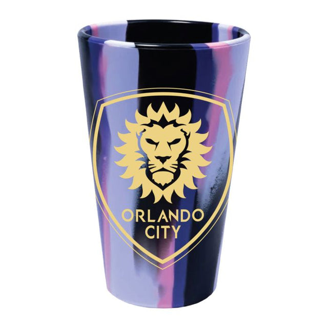 Vaso de pinta de silicona de 16 oz de Orlando City SC Fashion