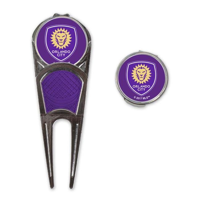 Combo de herramienta/marcador de golf/clip en forma de H de Orlando City SC*