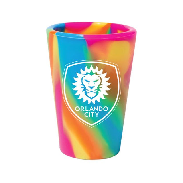 Vaso de chupito de silicona de 1,5 oz HIPPIE HOPS de Orlando City SC