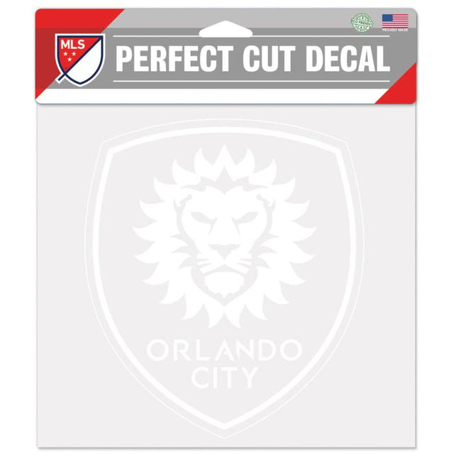 Calcomanías de corte perfecto de Orlando City SC de 8" x 8"