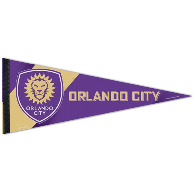 Banderín premium de Orlando City SC de 12" x 30"