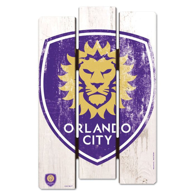 Letrero de madera para cerca de la ciudad de Orlando, Carolina del Sur