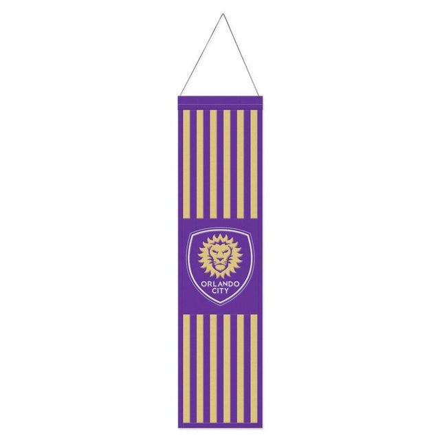 Bandera de lana de Orlando City SC de 8" x 32"