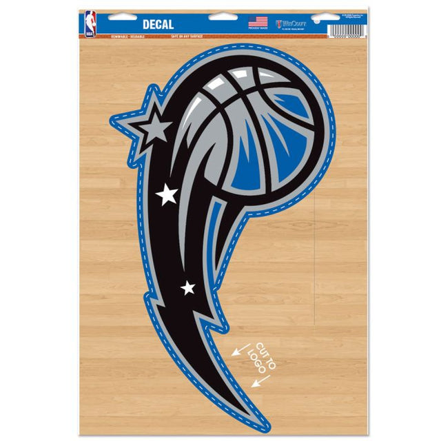 Calcomanía multiusos de Orlando Magic, 1 pieza, 11" x 17"