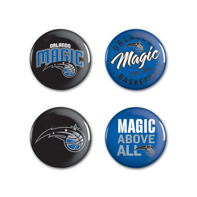 Orlando Magic Button 4 Pack 1 1/4" Rnd