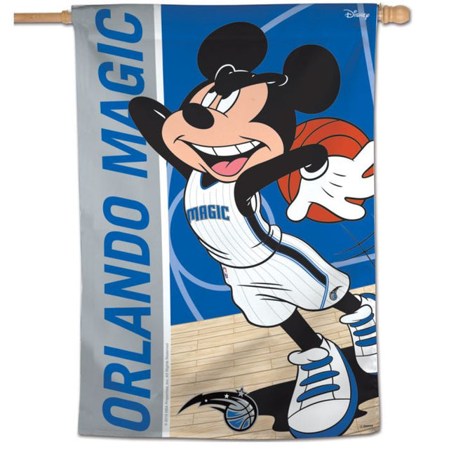 Bandera vertical de Orlando Magic/Disney de 28" x 40"