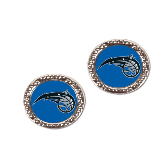 Orlando Magic Earrings Jewelry Carded Round