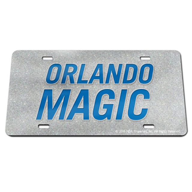 Orlando Magic GLITTER Specialty Acrylic License Plate