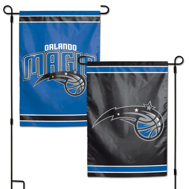 Banderas de jardín de los Orlando Magic de 2 lados, 12,5" x 18"