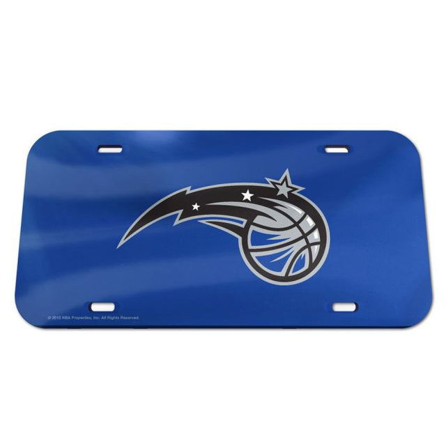 Placa de matrícula acrílica especial con el logotipo de Orlando Magic