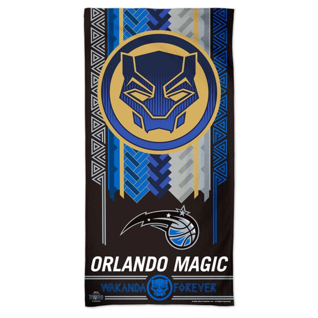 Toalla de playa Spectra de MARVEL de Orlando Magic/Marvel (C) 2022 de 30" x 60"