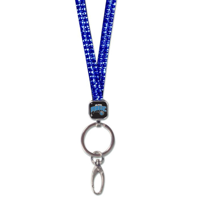 Orlando Magic Royal Lanyards- Crystal Bling