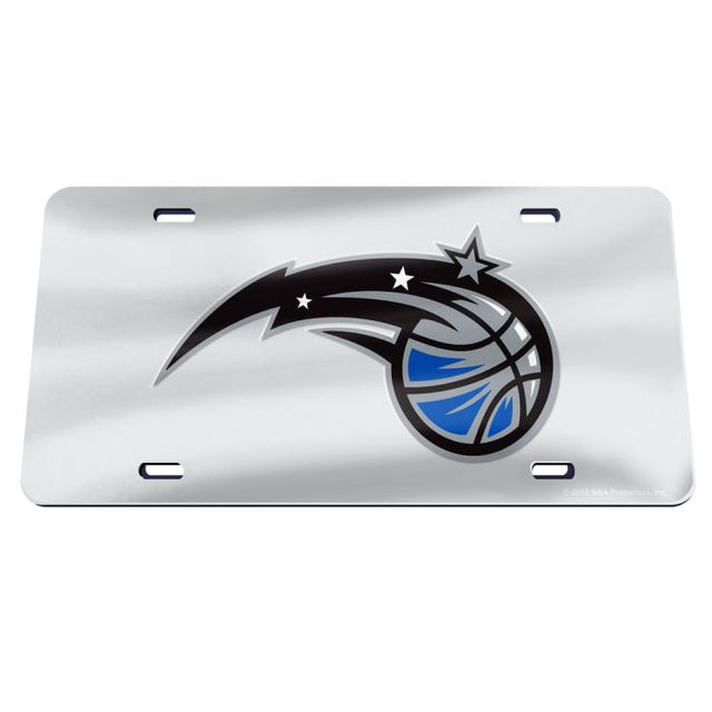 Matrícula especial acrílica color PLATA de Orlando Magic