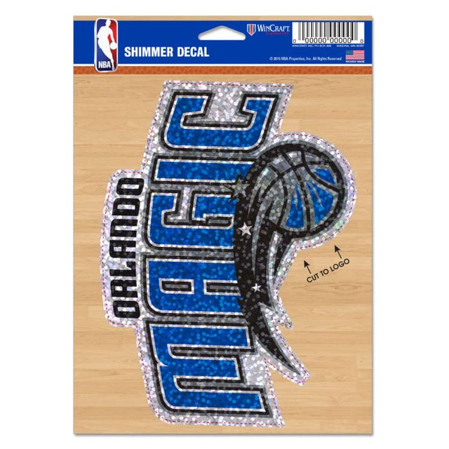 Orlando Magic Shimmer Decals 5" x 7"