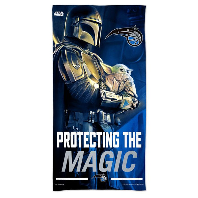 Orlando Magic / Star Wars Mandalorian Spectra Beach Towel 30" x 60"