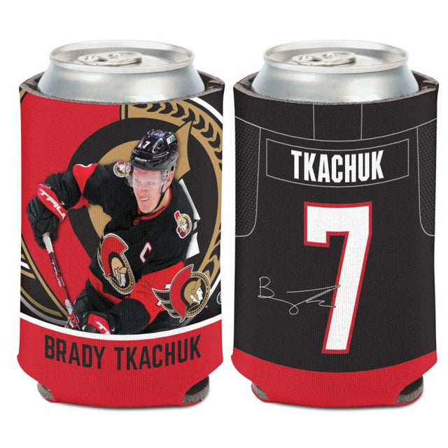 Enfriador de latas de 12 onzas de los Ottawa Senators de Brady Tkachuk