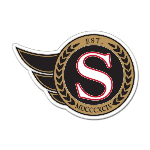 Ottawa Senators Collector Enamel Pin Jewelry Card