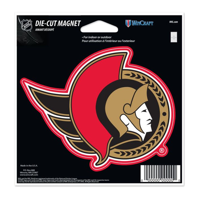 Ottawa Senators Die Cut Magnet 4.5" x 6"