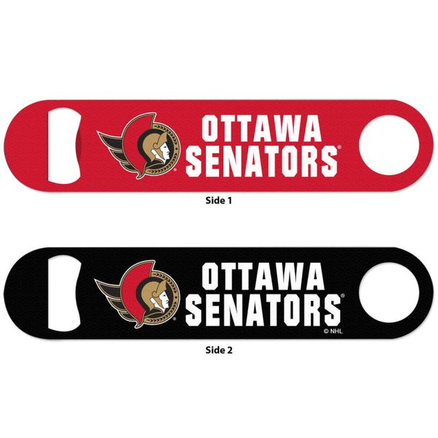 Abridor de botellas de metal de dos caras de los Ottawa Senators