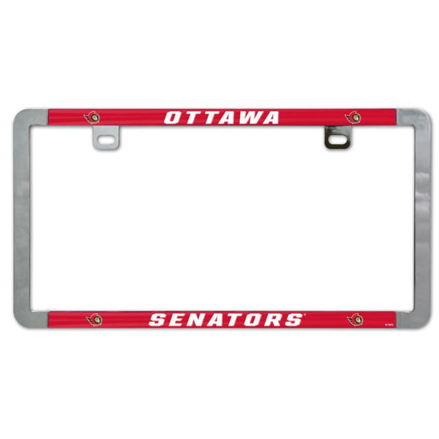 Ottawa Senators Metal Lic. Plate Frame Slim