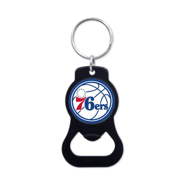 Philadelphia 76ers Black Bottle Opener Key Ring