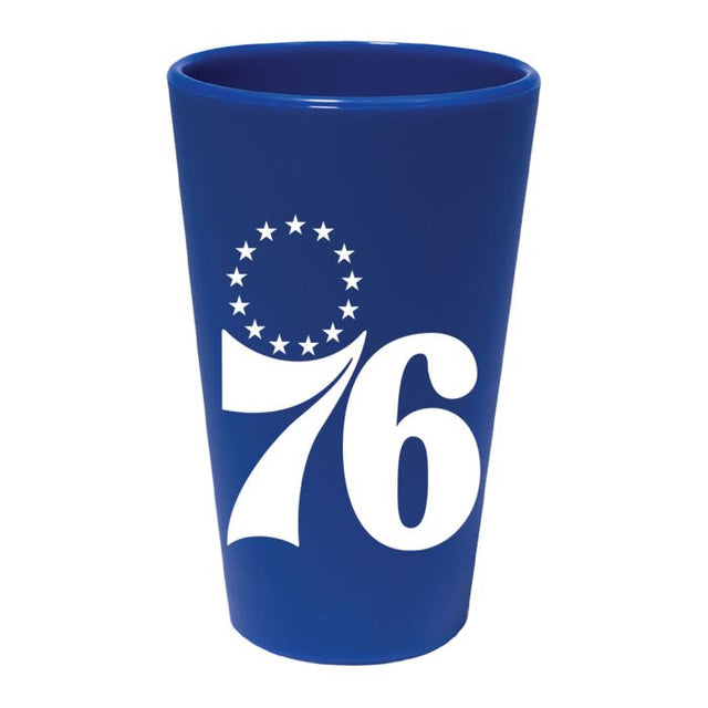 Philadelphia 76ers Color 16 oz Silicone Pint Glass